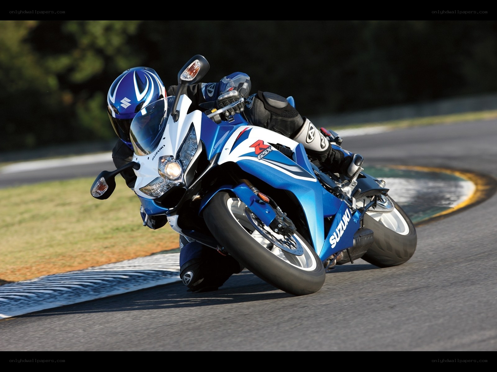 racing motorcycle on track
