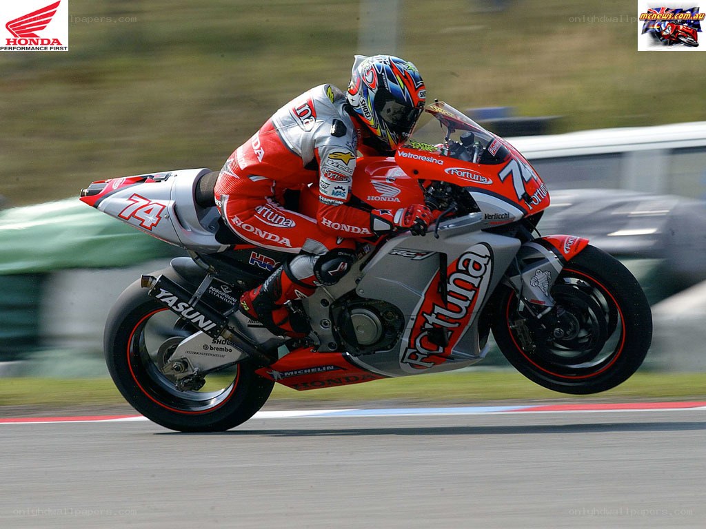 racing motorcycle on track