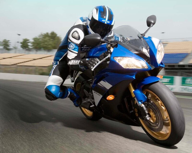 racing motorcycle on track