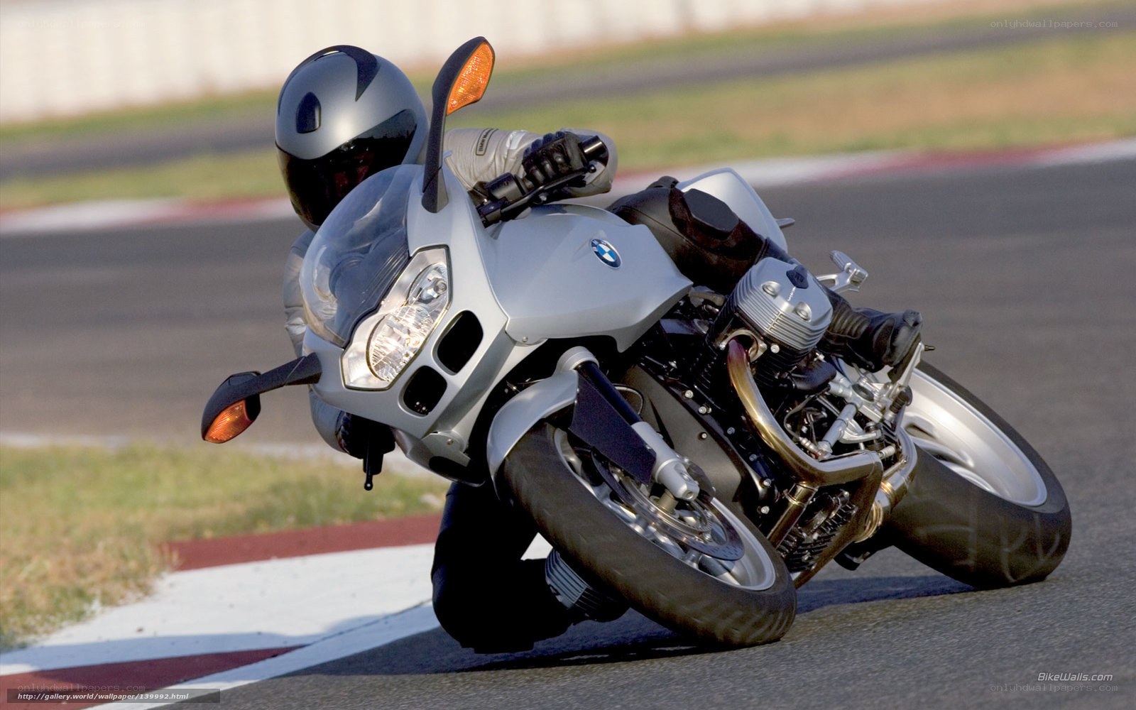 racing motorcycle on track