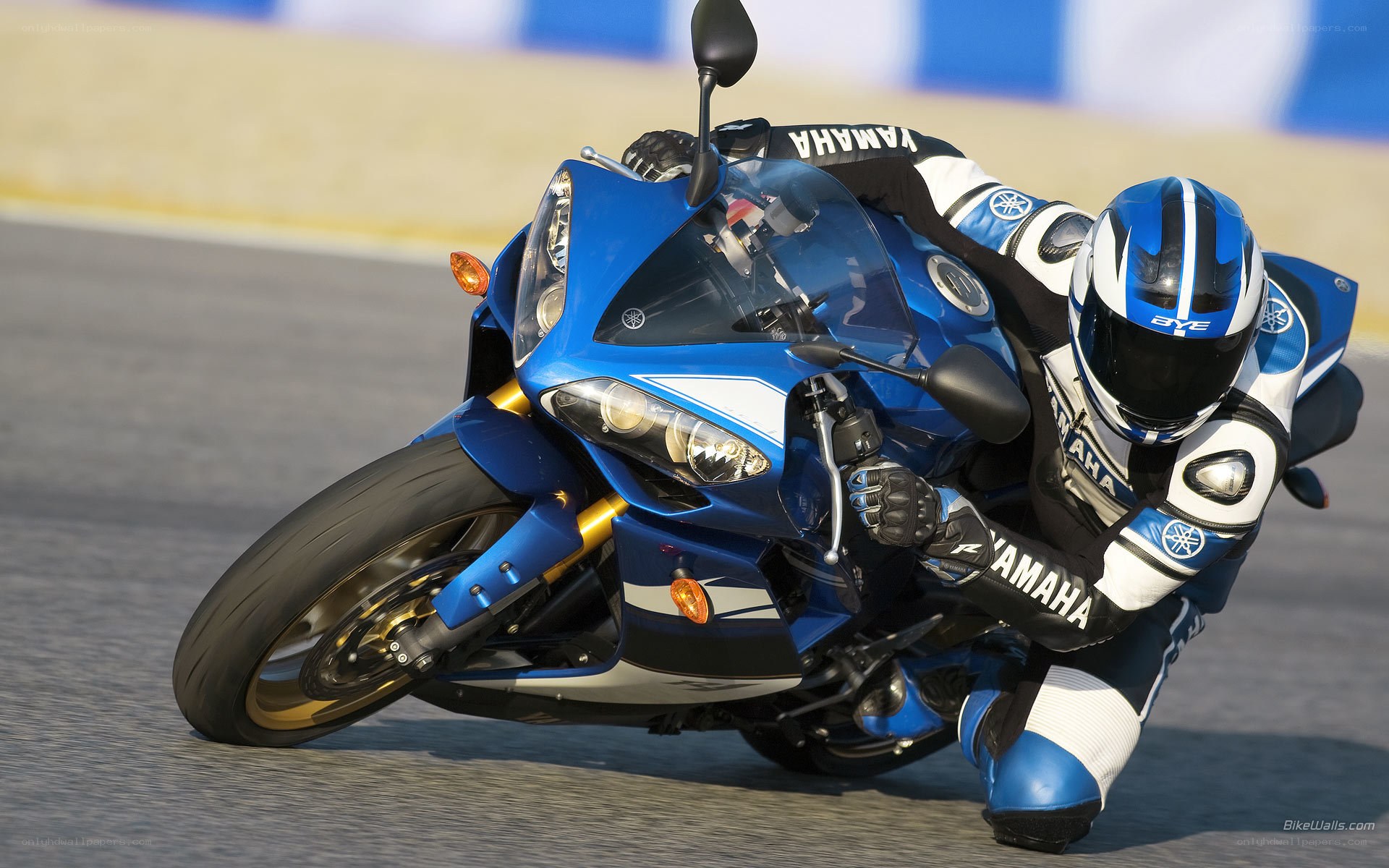 racing motorcycle on track