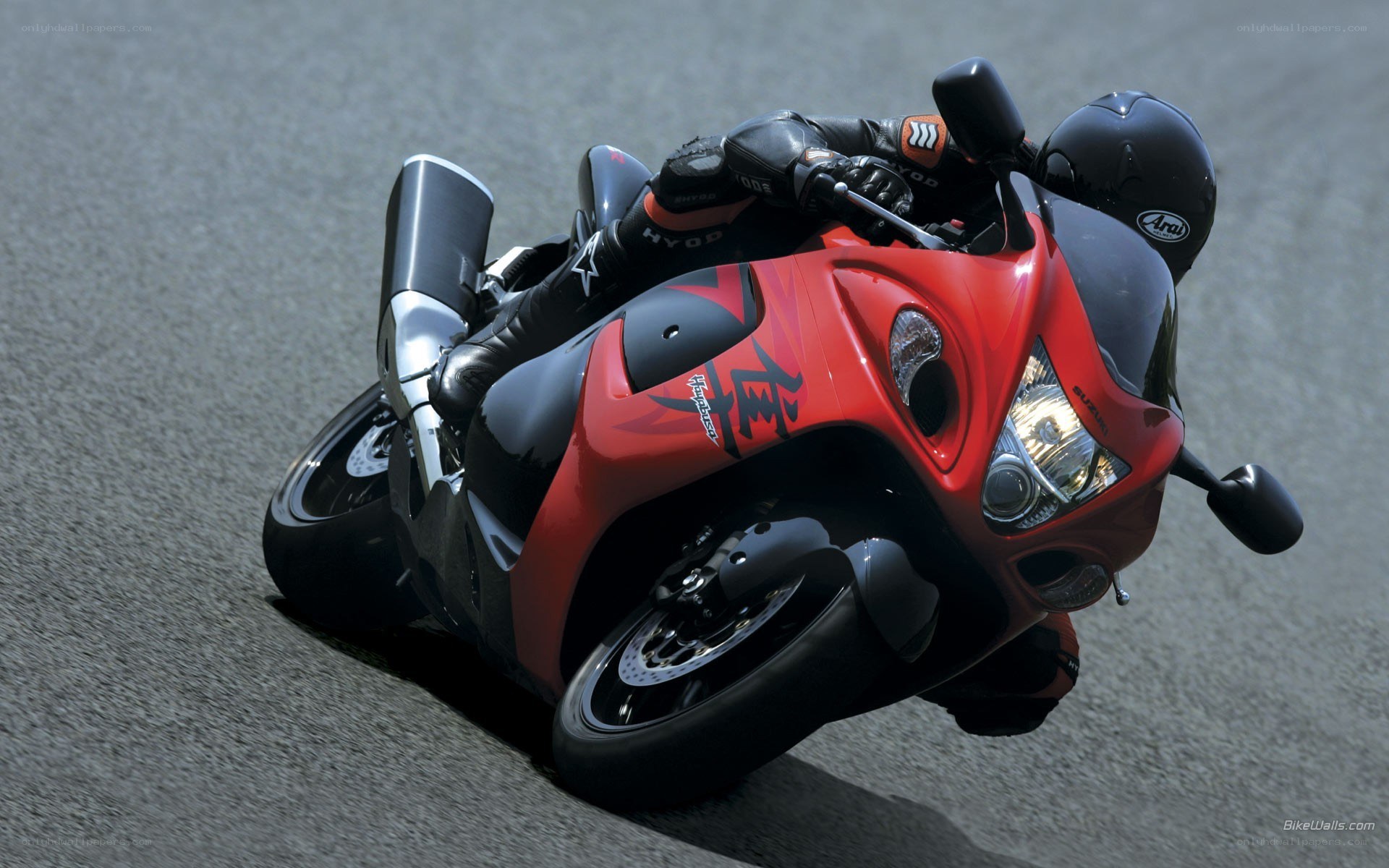 racing motorcycle on track