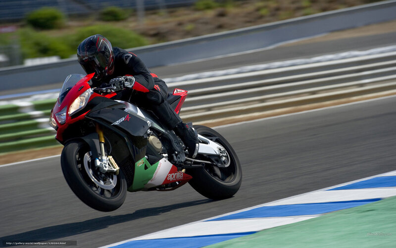 racing motorcycle on track
