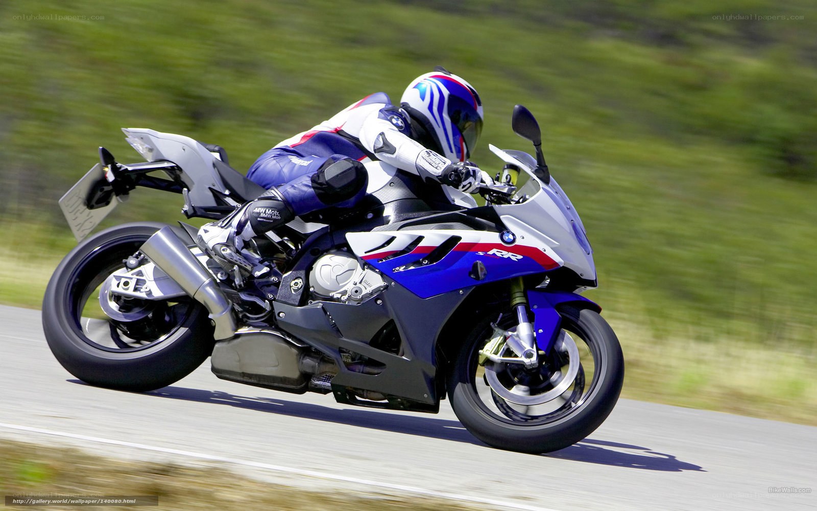 racing motorcycle on track