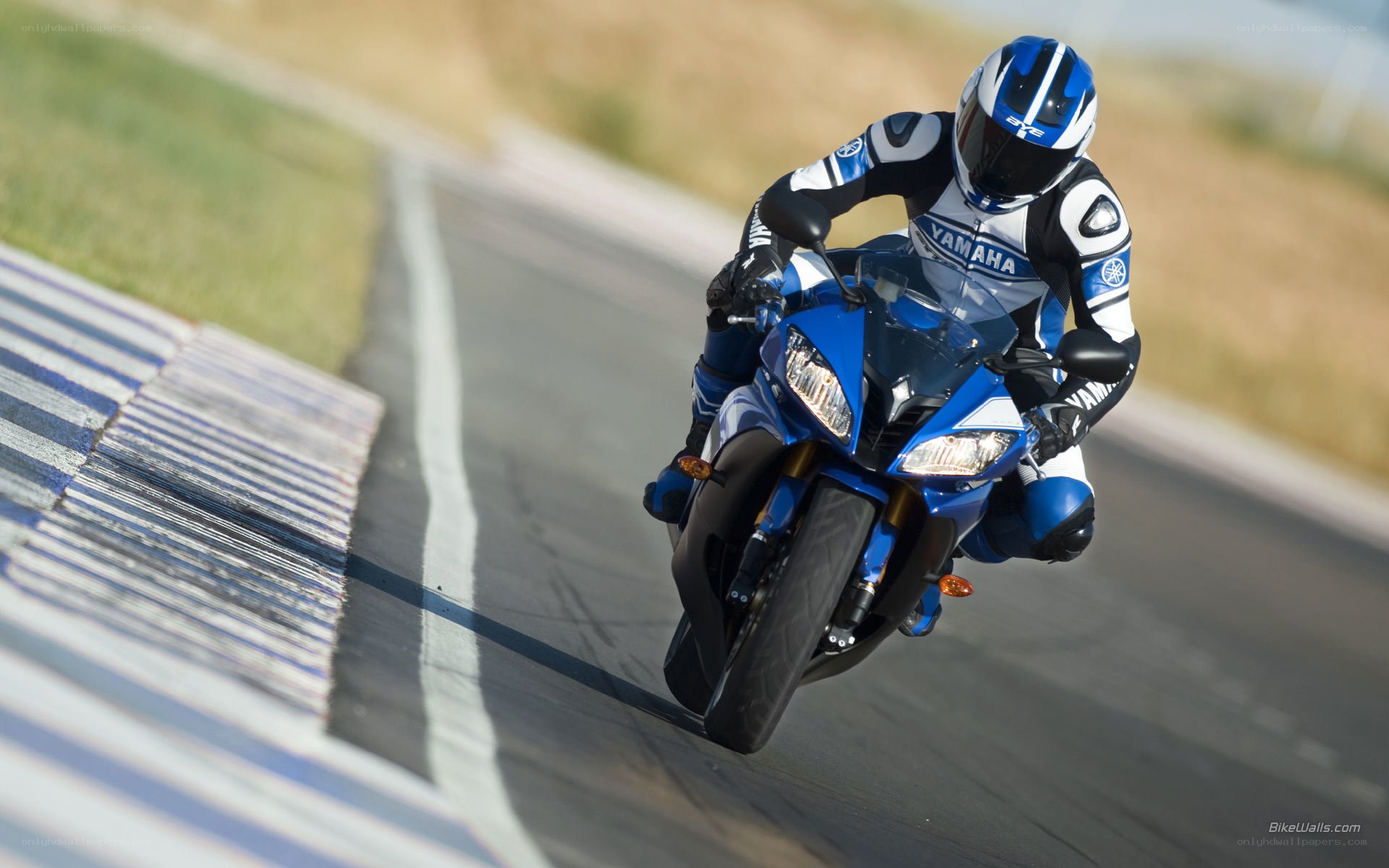racing motorcycle on track