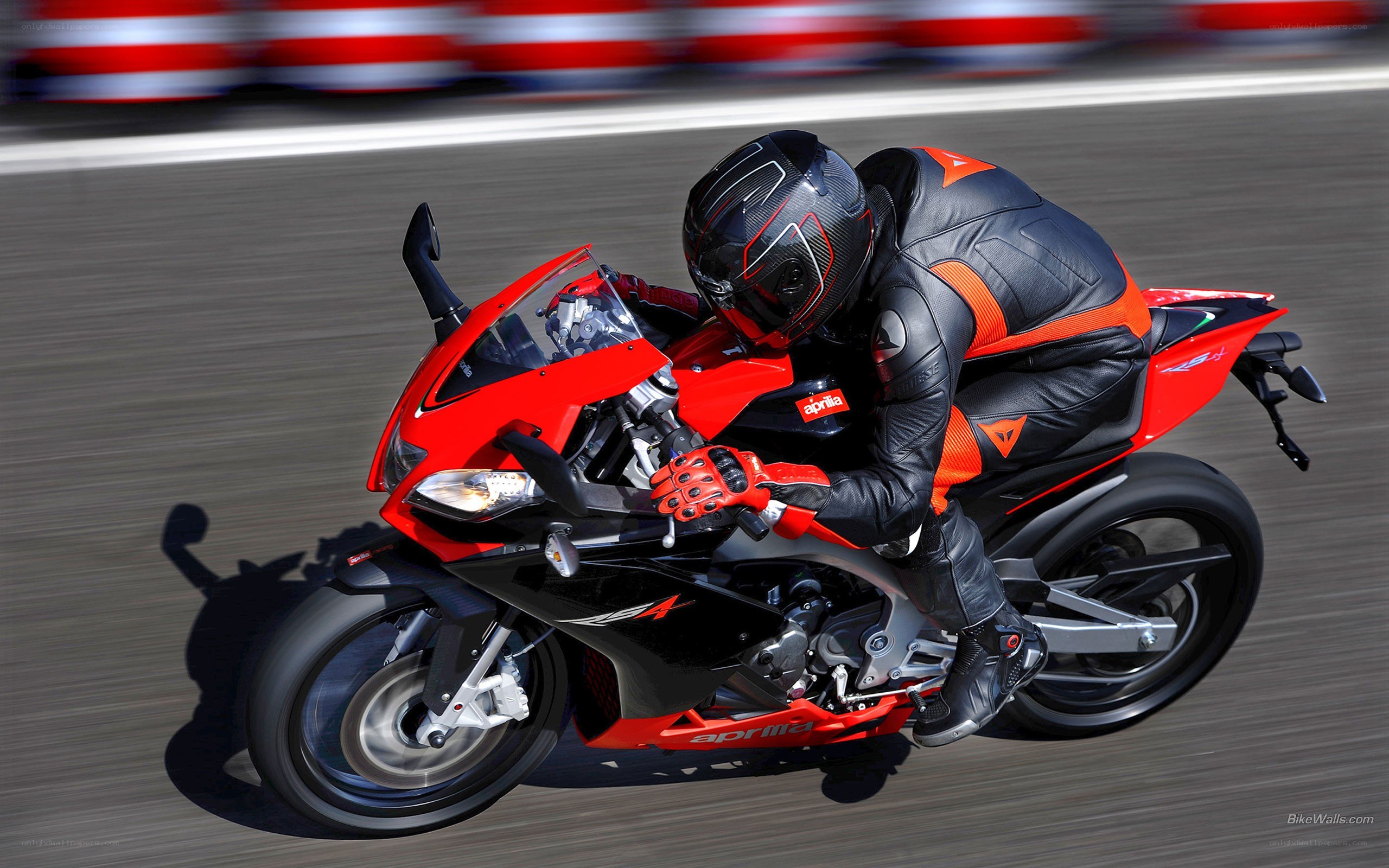 racing motorcycle on track