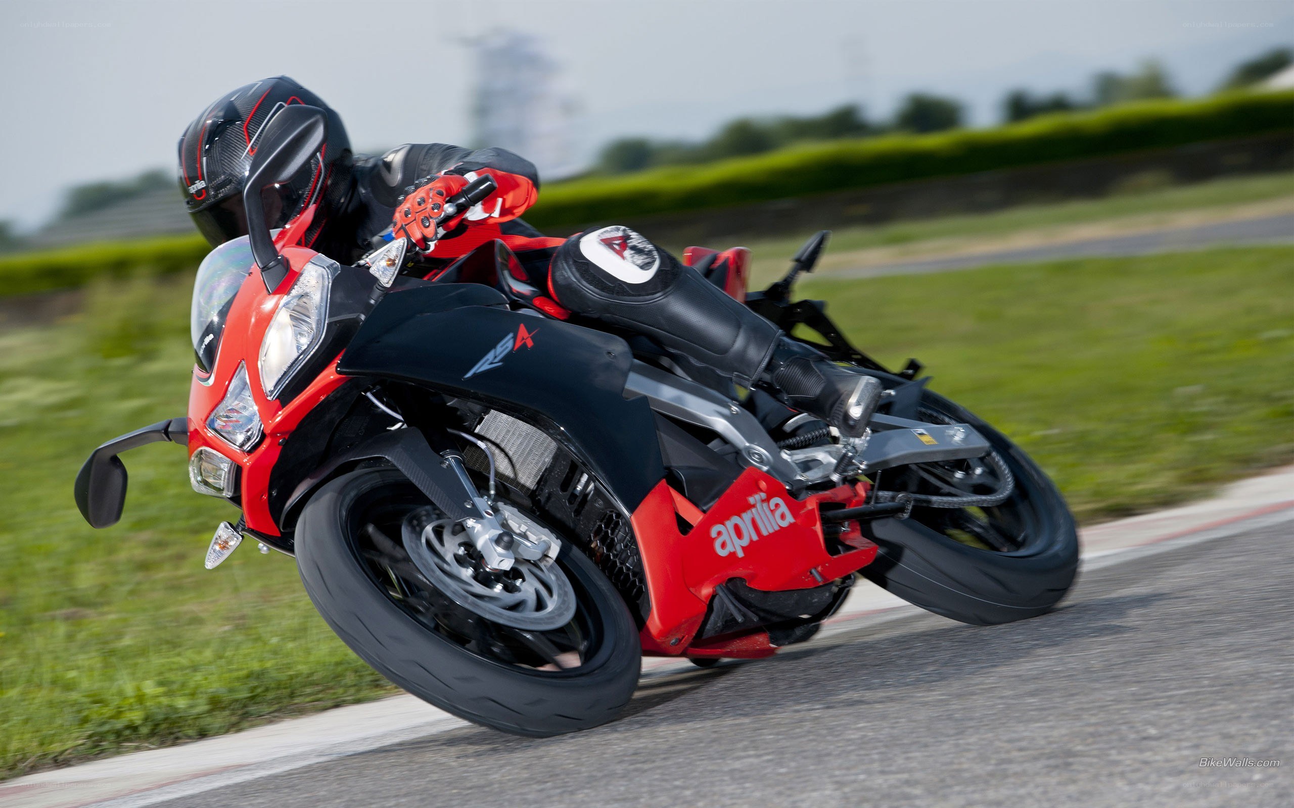 racing motorcycle on track