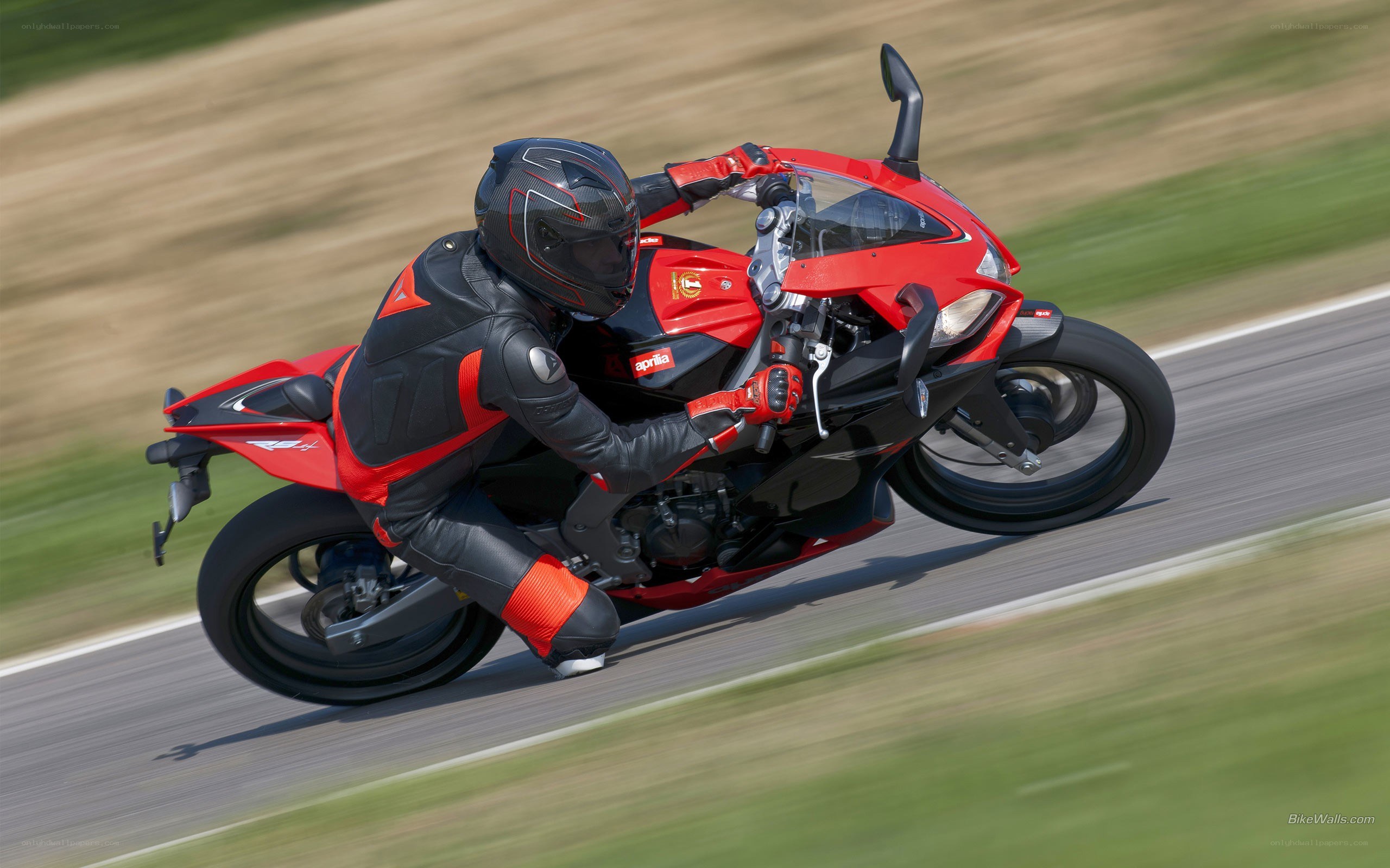 racing motorcycle on track