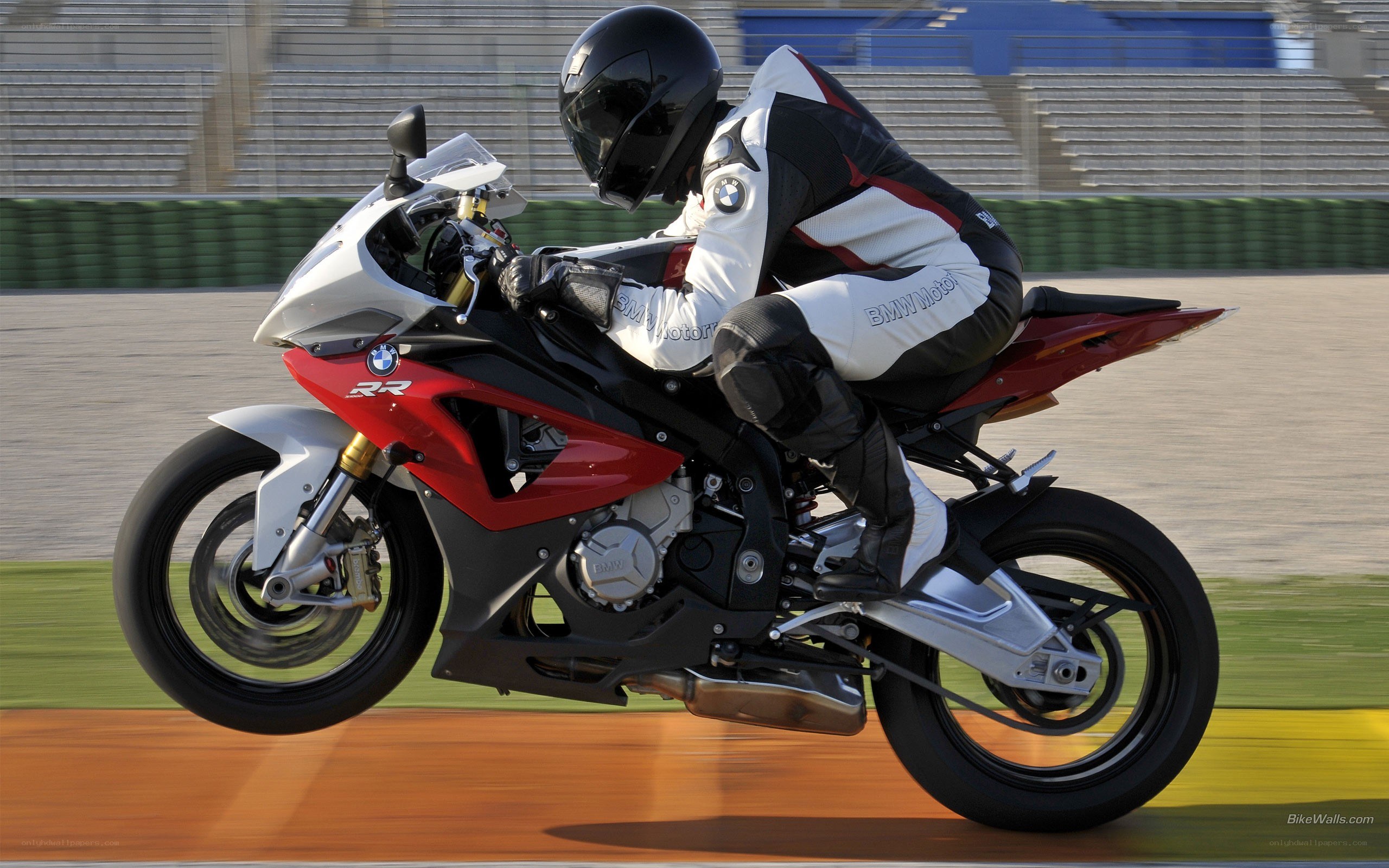 racing motorcycle on track