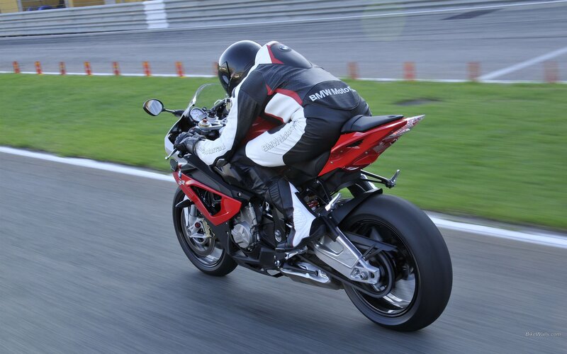 racing motorcycle on track