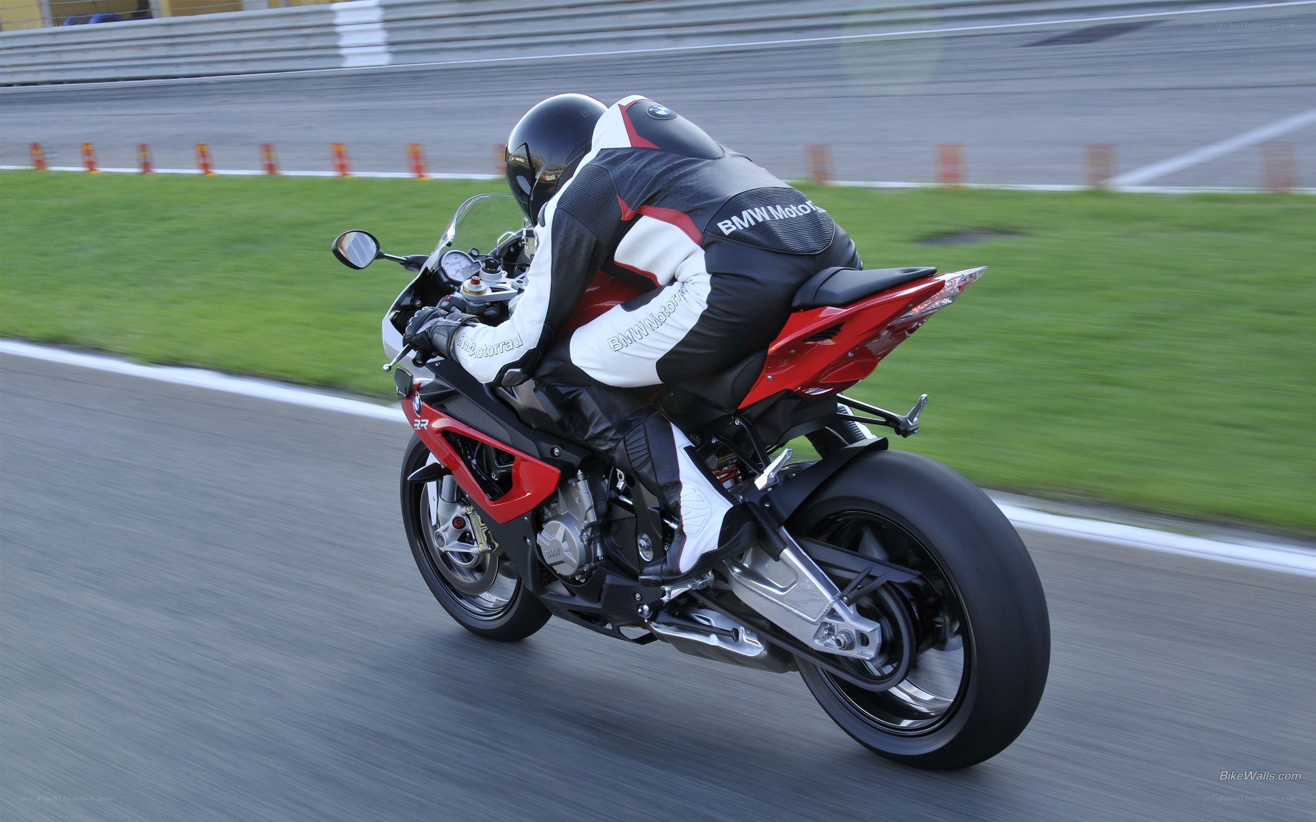 racing motorcycle on track