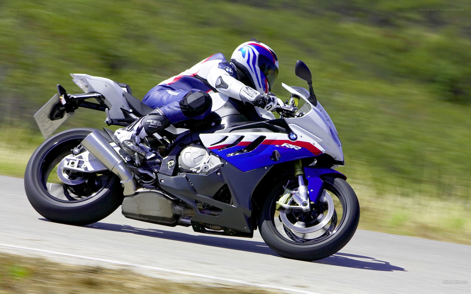 racing motorcycle on track