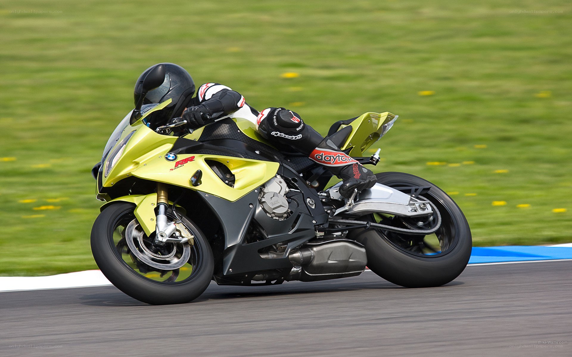 racing motorcycle on track