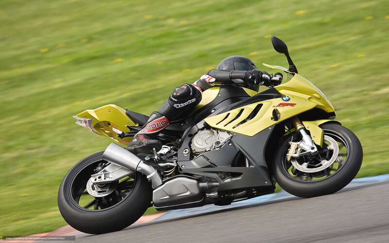 racing motorcycle on track