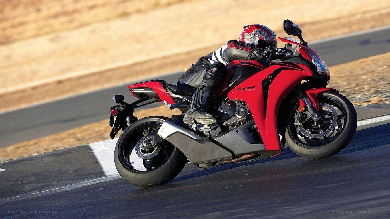racing motorcycle on track
