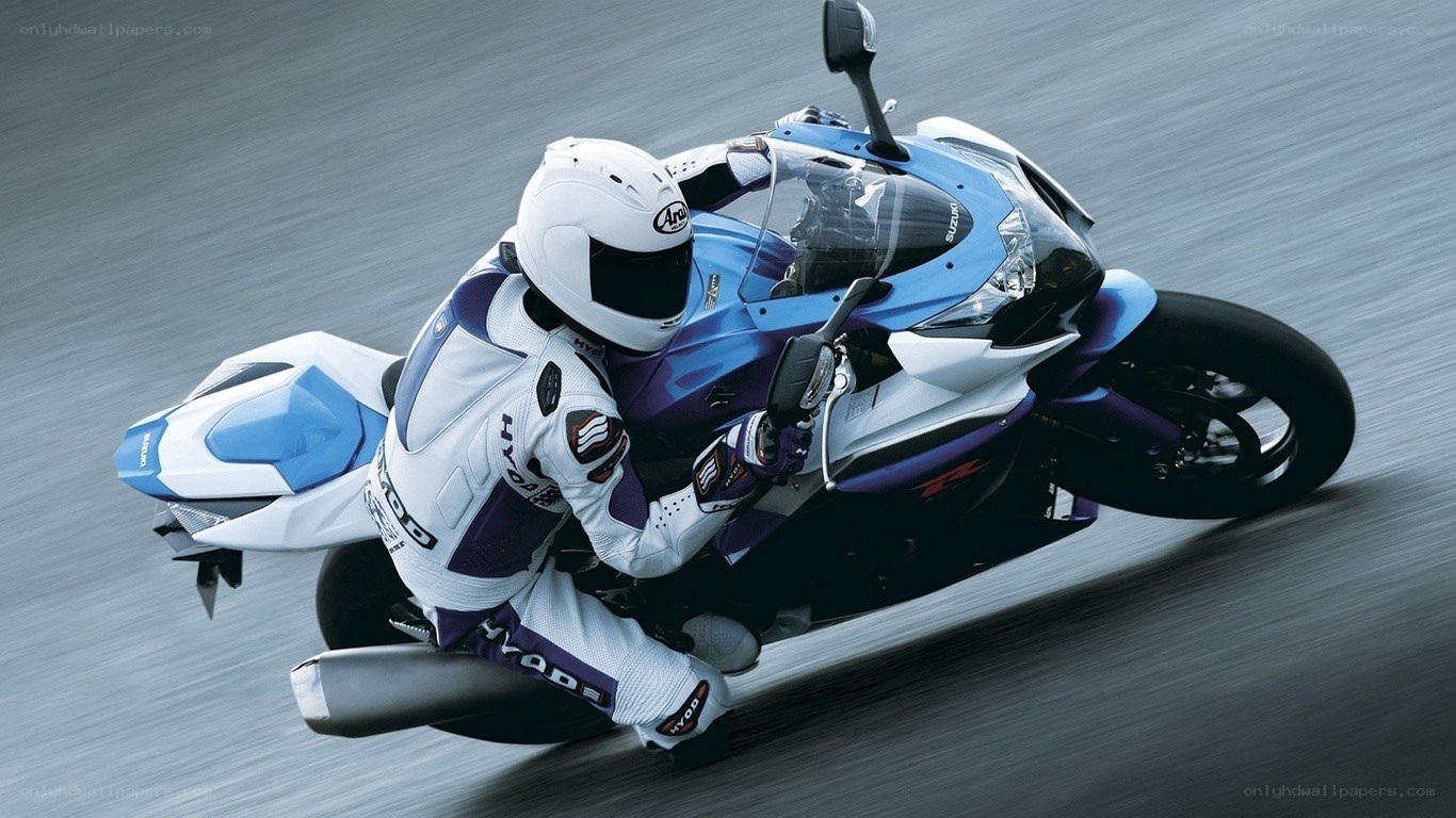 racing motorcycle on track