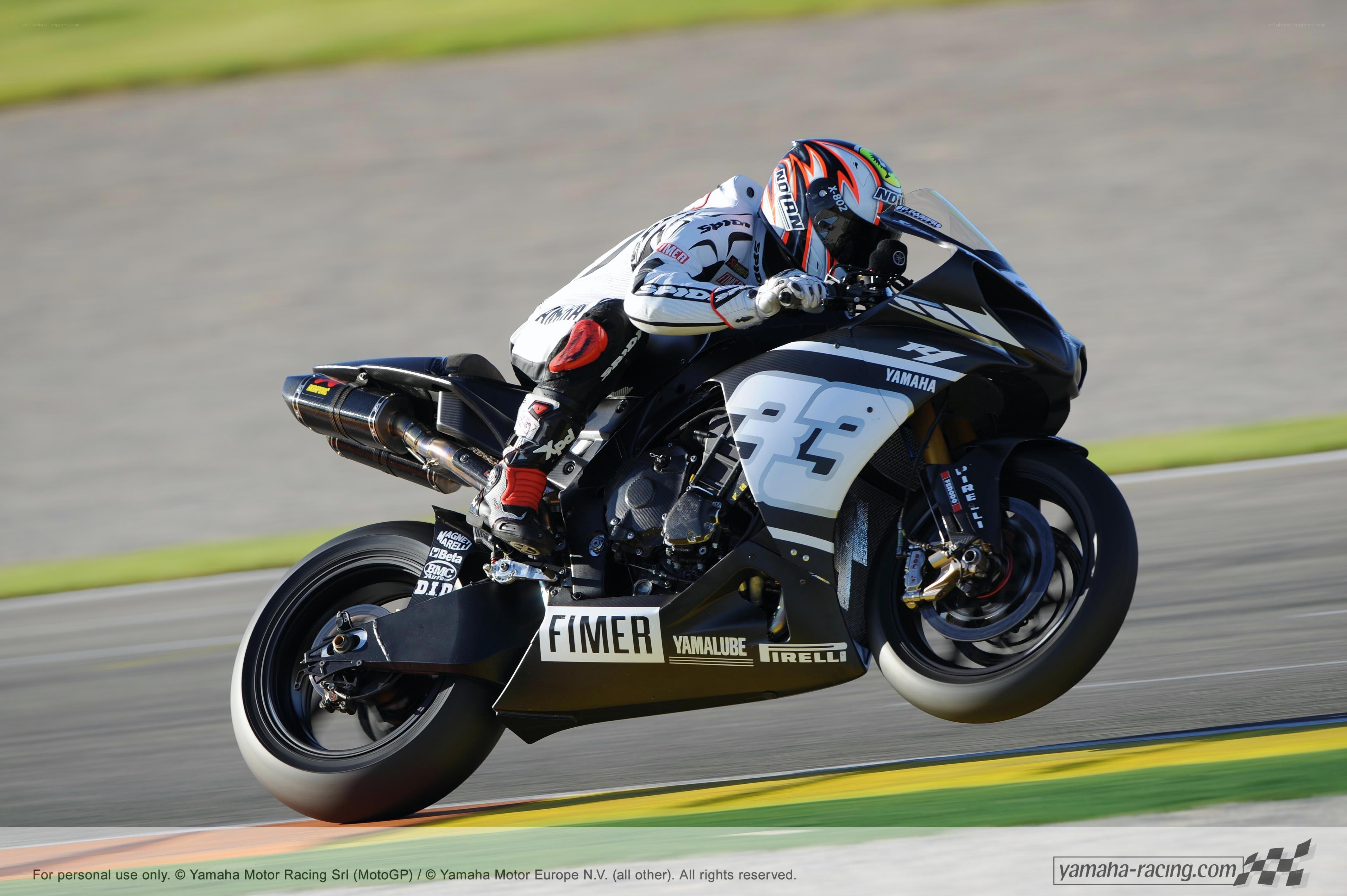 racing motorcycle on track