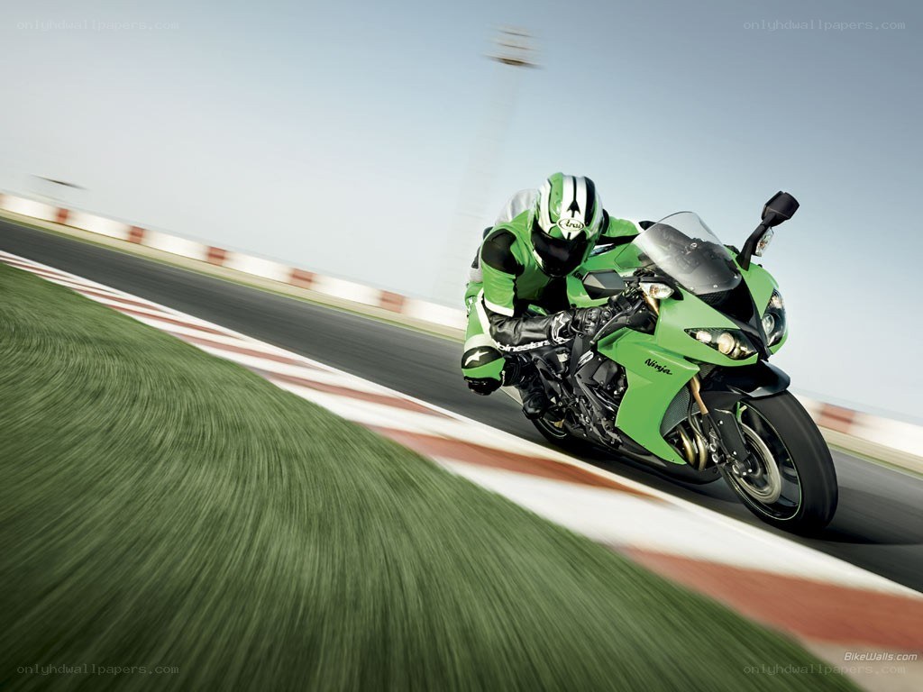 racing motorcycle on track