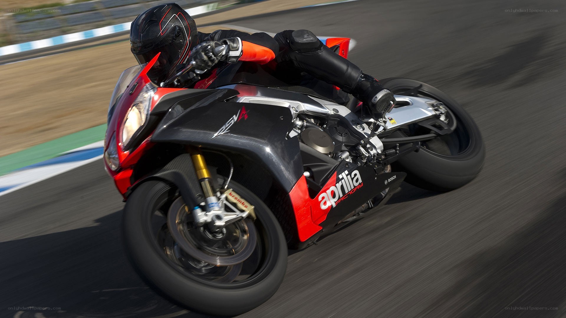 racing motorcycle on track