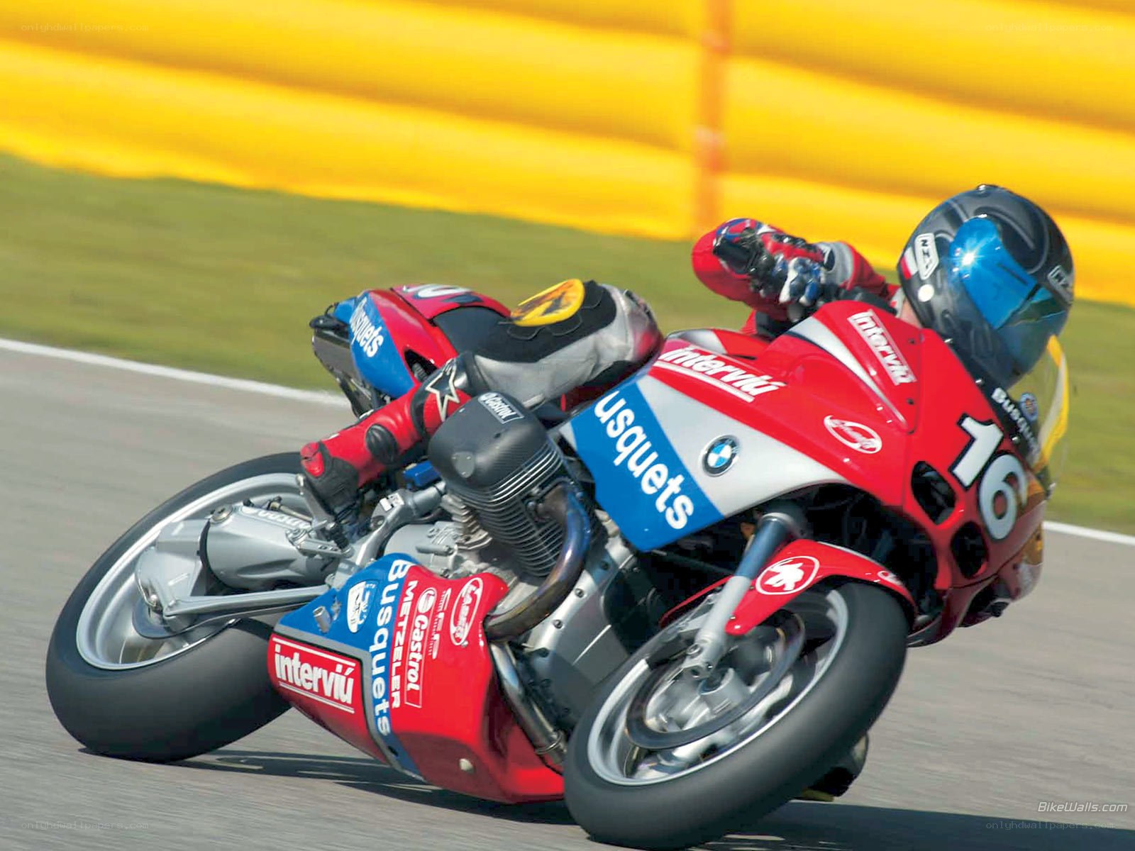 racing motorcycle on track