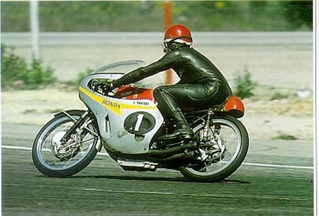 racing motorcycle on track