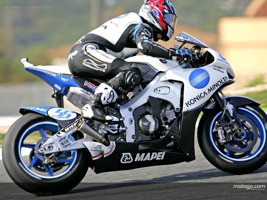 racing motorcycle on track