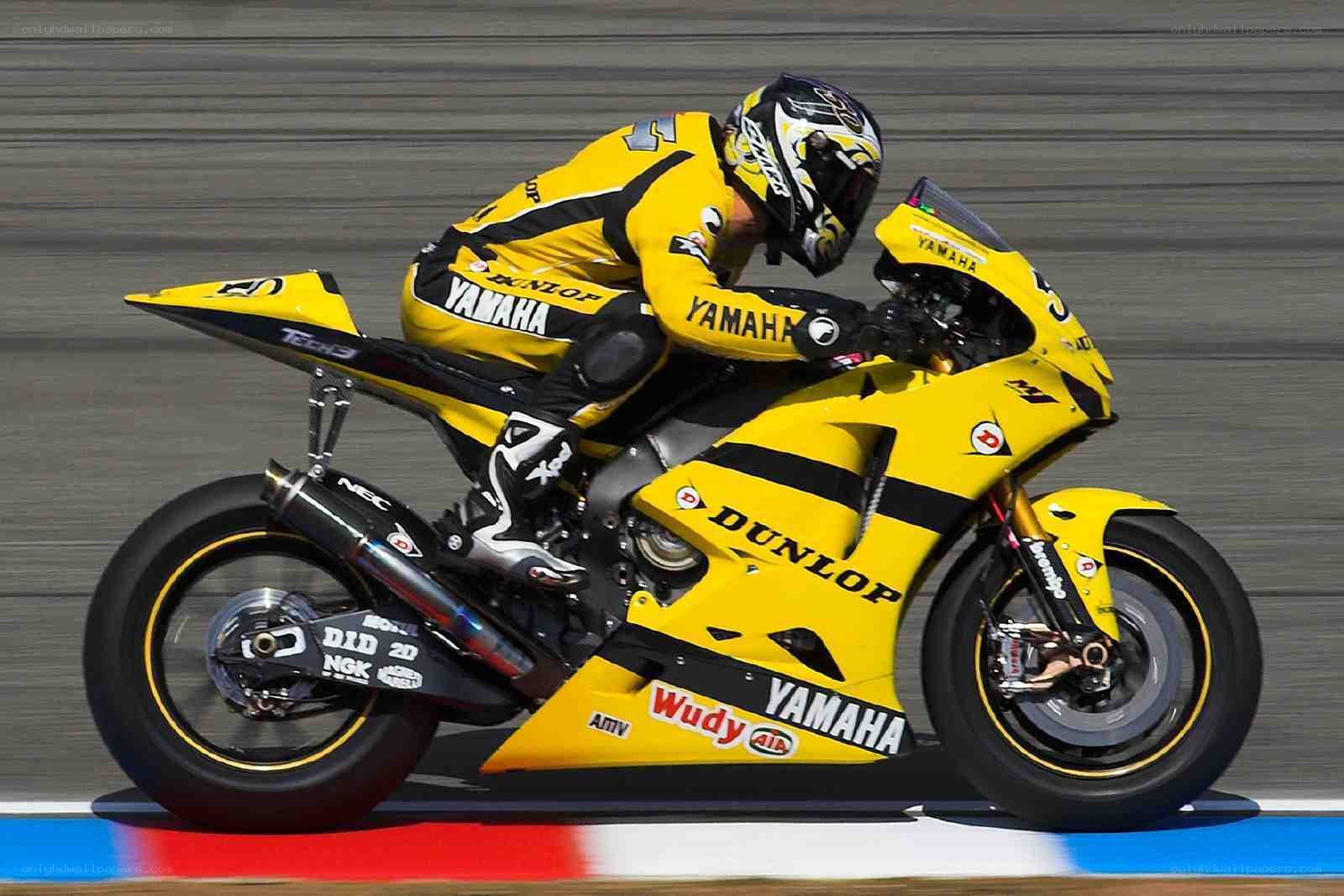 racing motorcycle on track