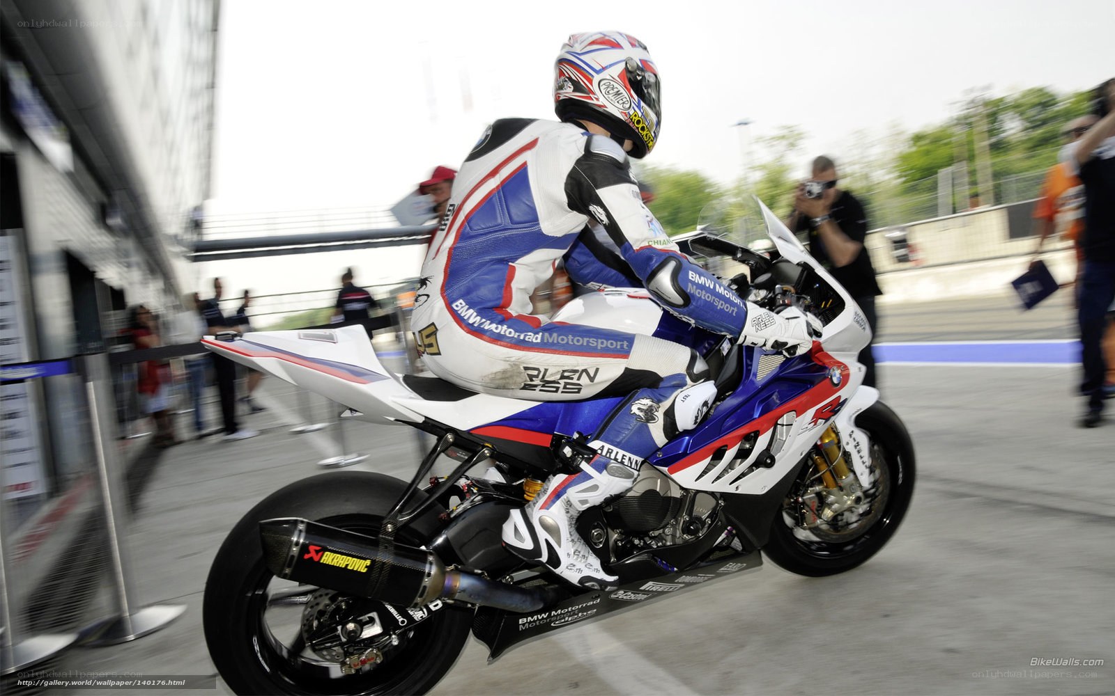 racing motorcycle on track