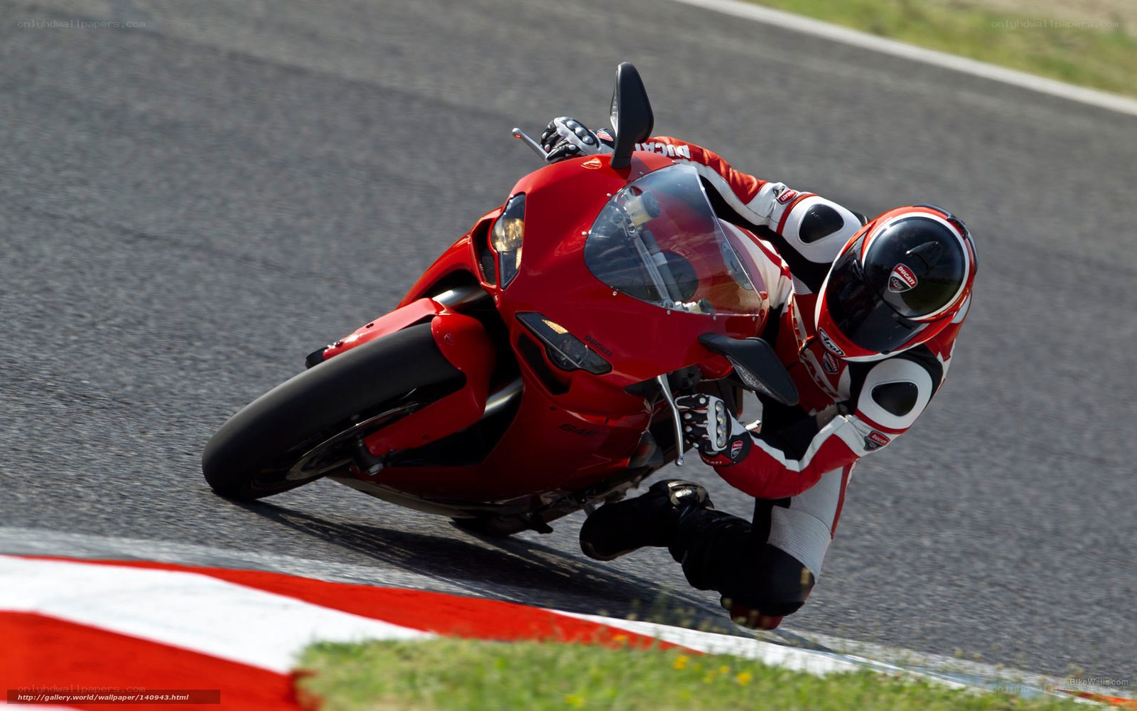 racing motorcycle on track