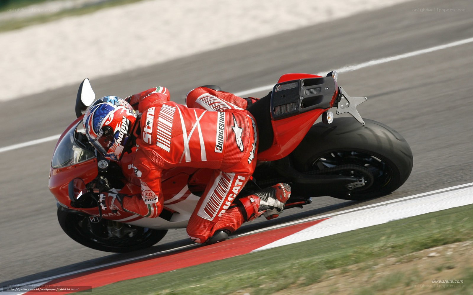 racing motorcycle on track