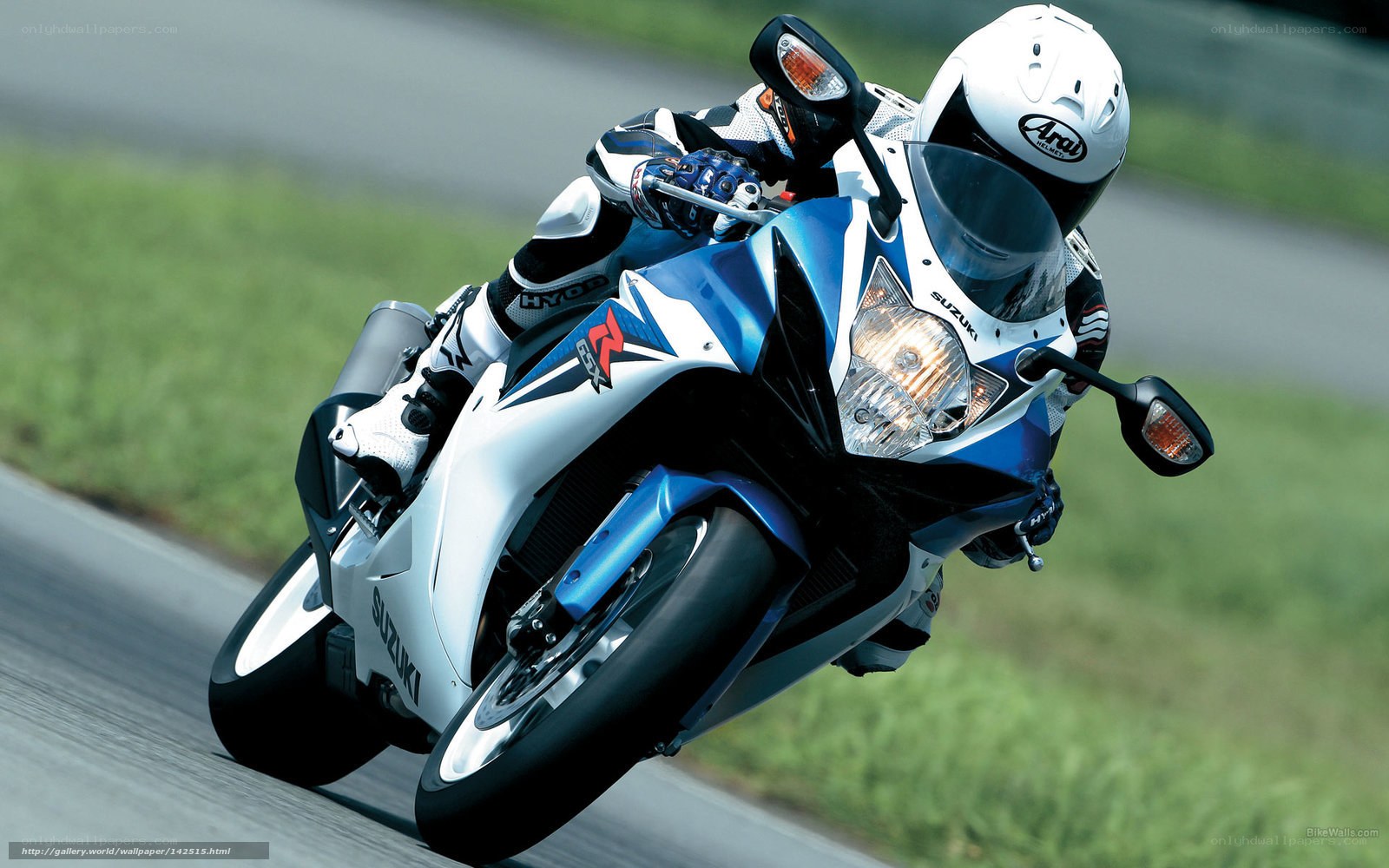 racing motorcycle on track