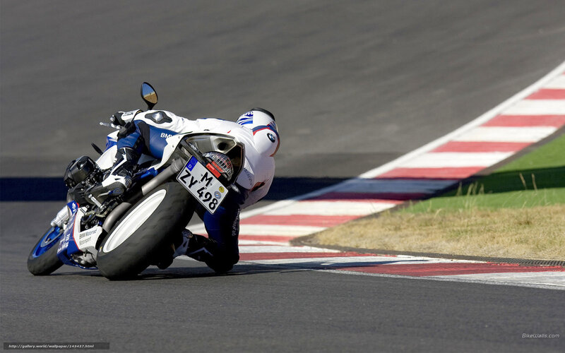 racing motorcycle on track