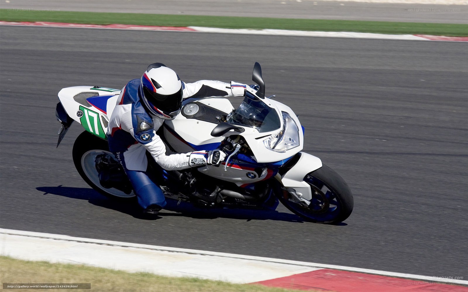 racing motorcycle on track
