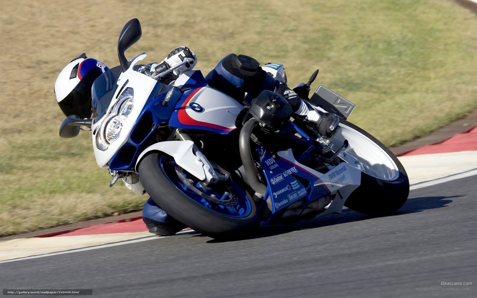racing motorcycle on track
