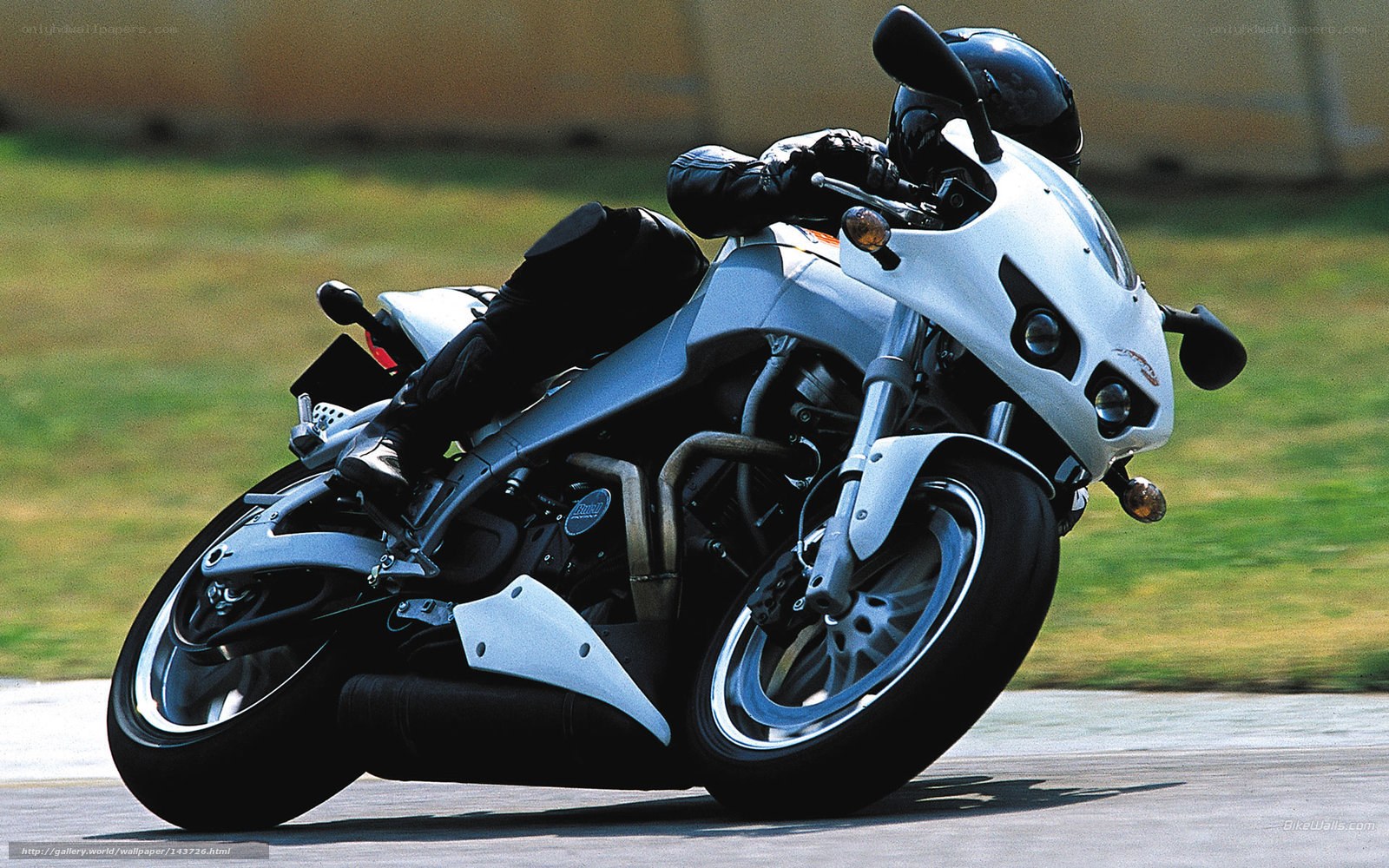 racing motorcycle on track