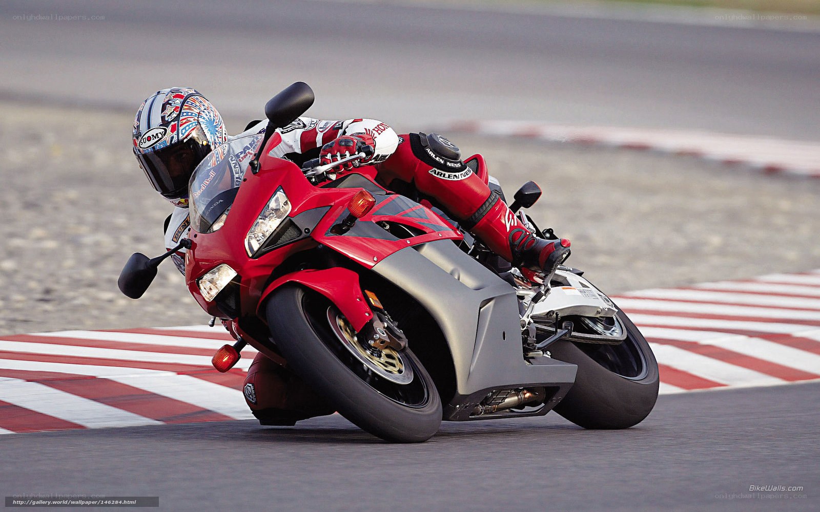 racing motorcycle on track