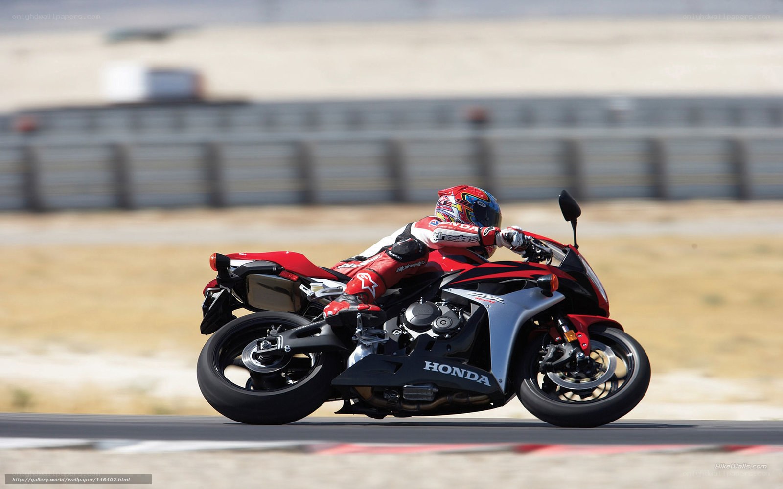 racing motorcycle on track