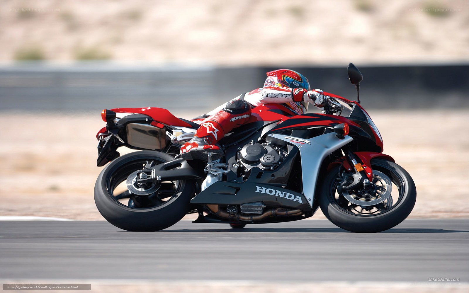racing motorcycle on track