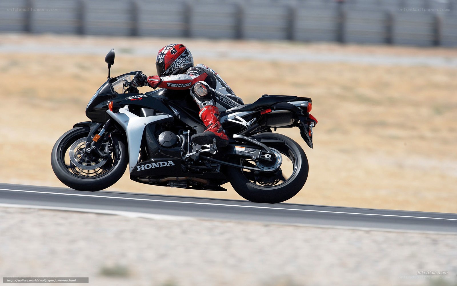 racing motorcycle on track