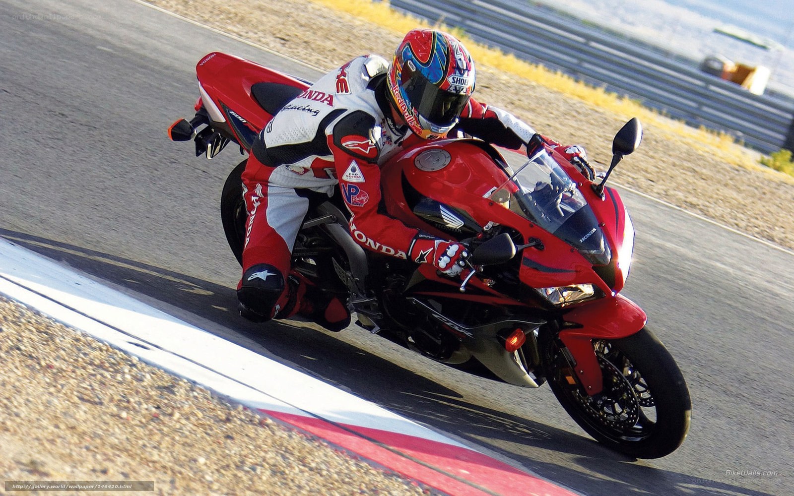 racing motorcycle on track