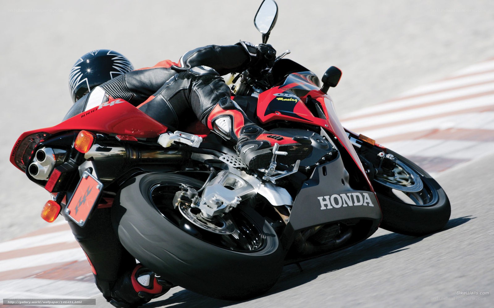 racing motorcycle on track