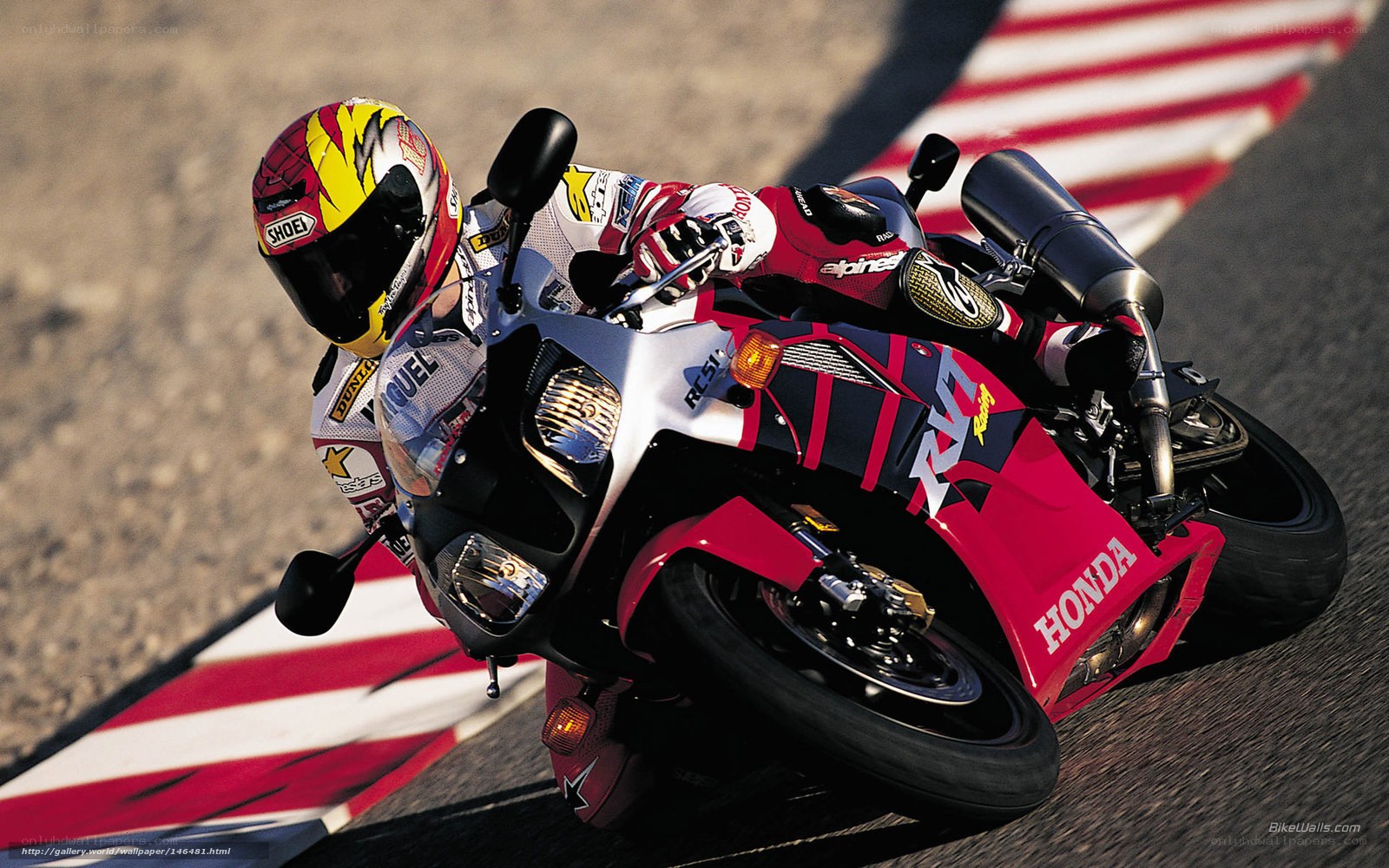 racing motorcycle on track