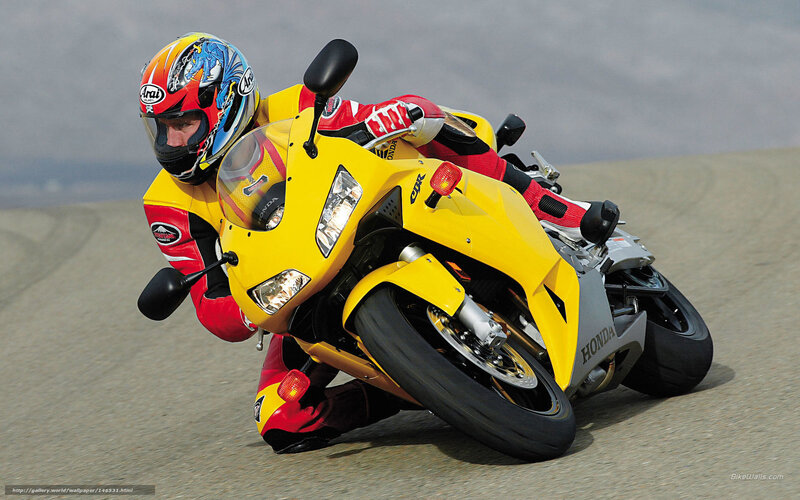 racing motorcycle on track