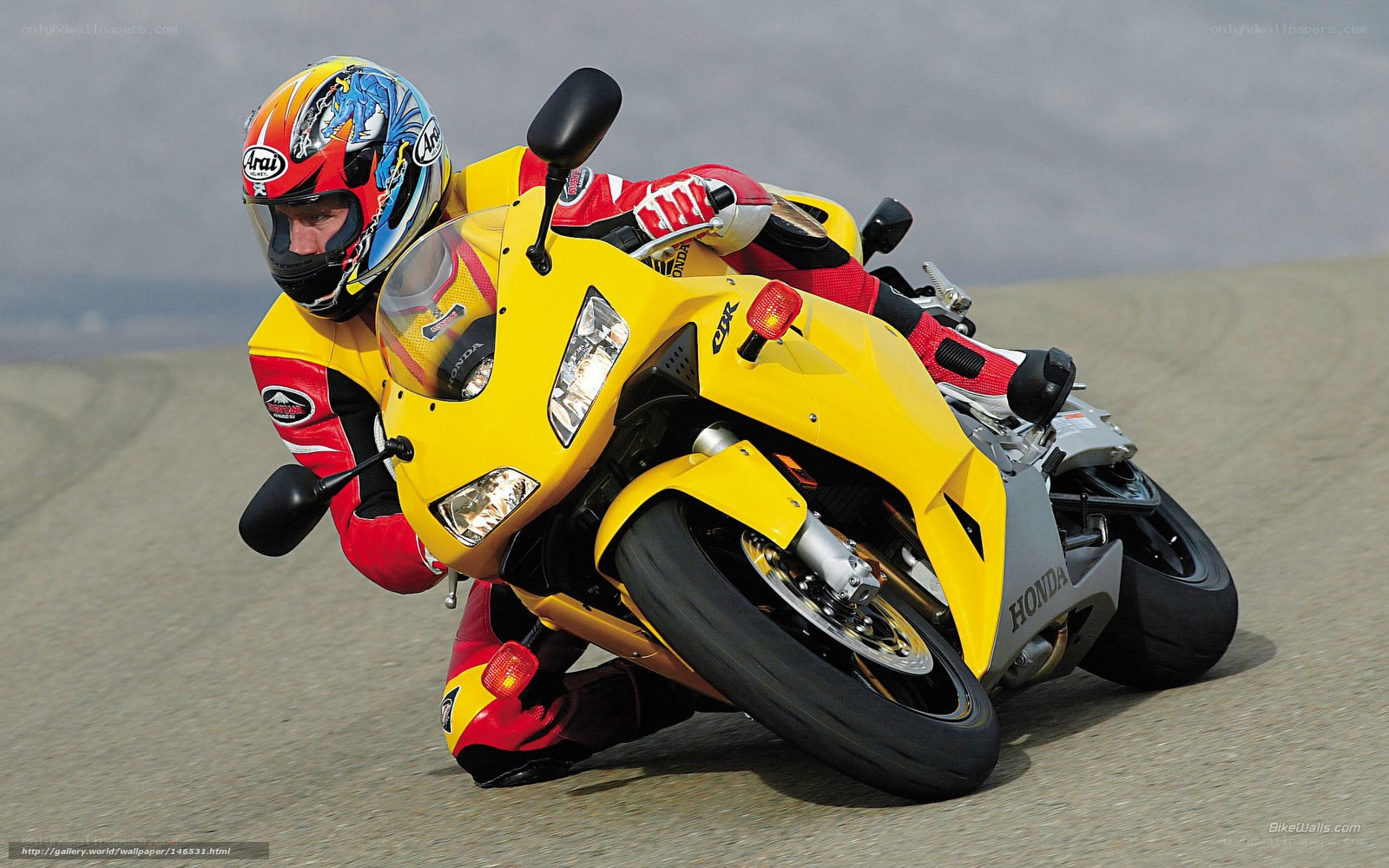 racing motorcycle on track