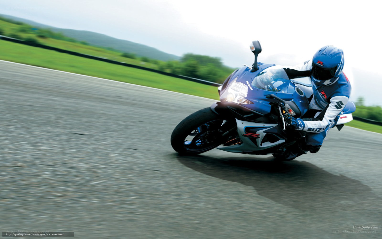 racing motorcycle on track
