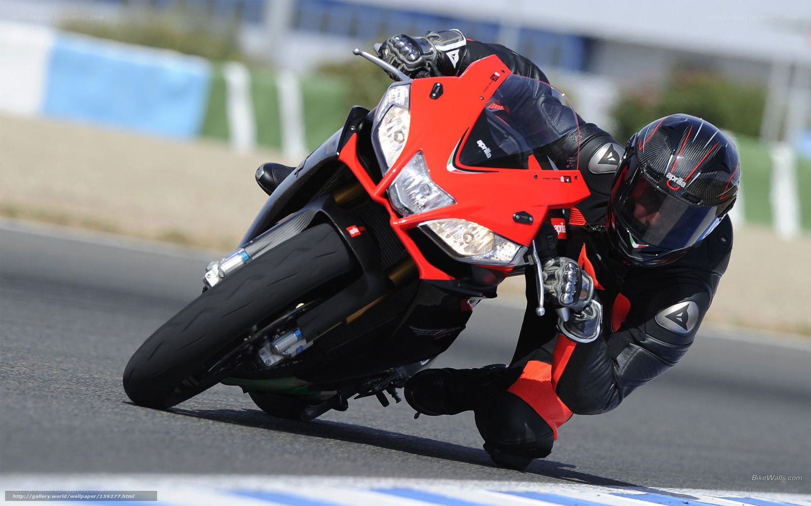 racing motorcycle on track