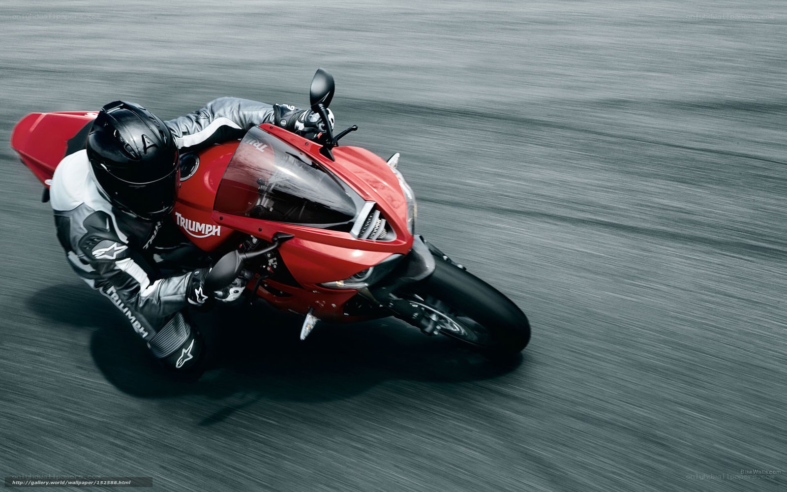 racing motorcycle on track
