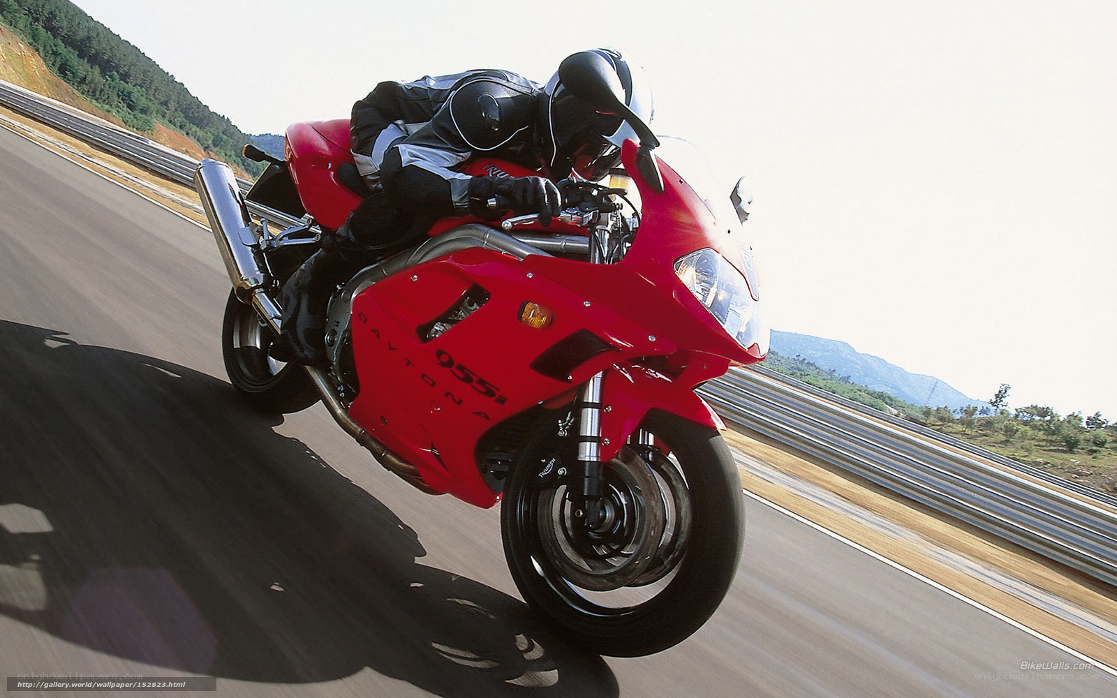 racing motorcycle on track