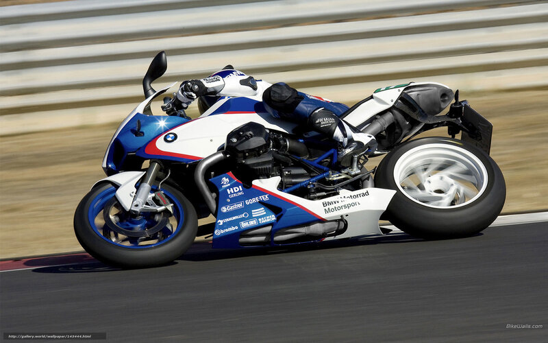 Racing Motorcycle on Track — Blue, Dynamic, Afternoon