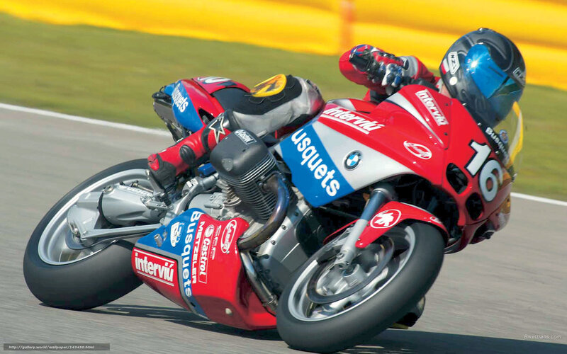 Racing Motorcycle on Track — Red, Dynamic, Afternoon